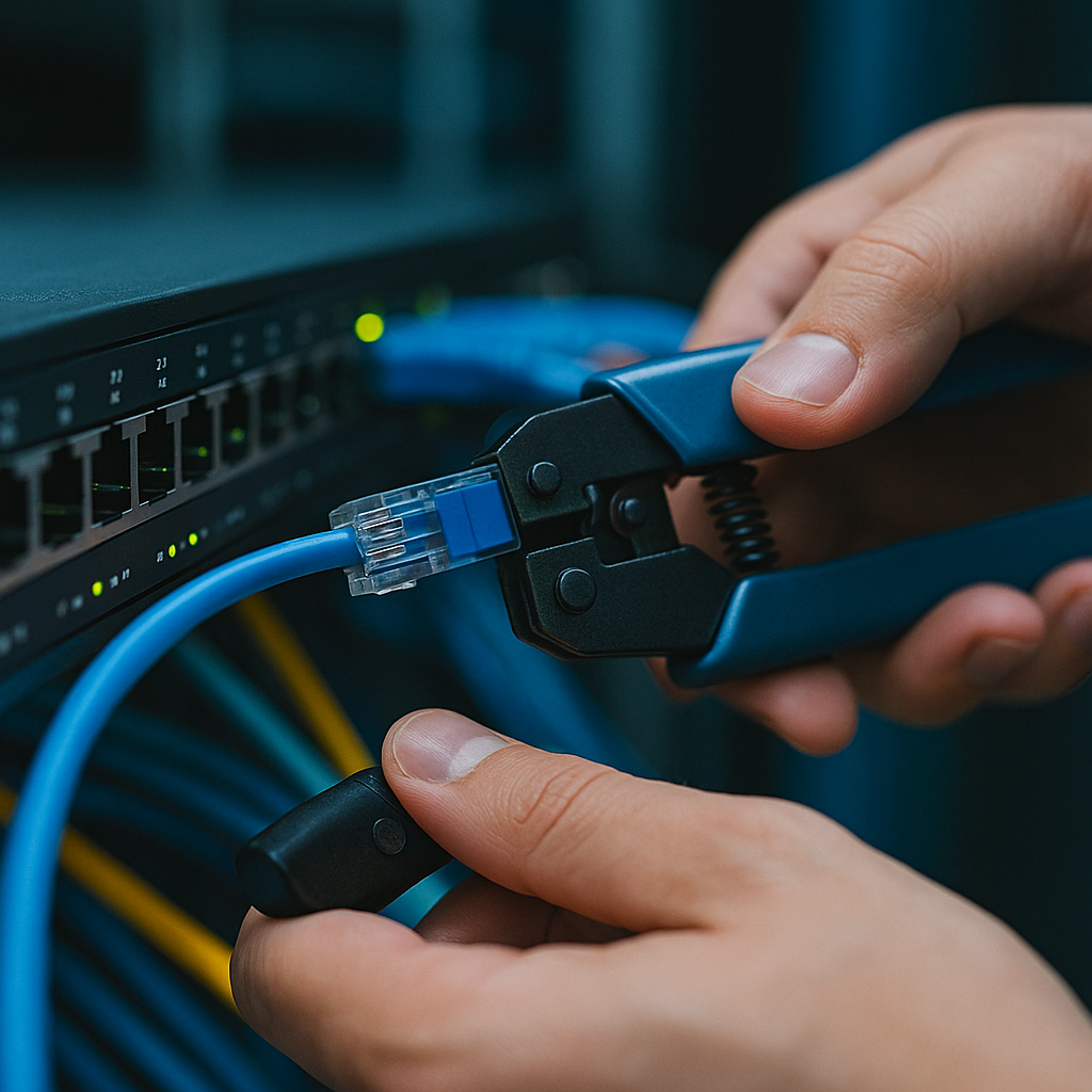 Structured cabling and patch panels